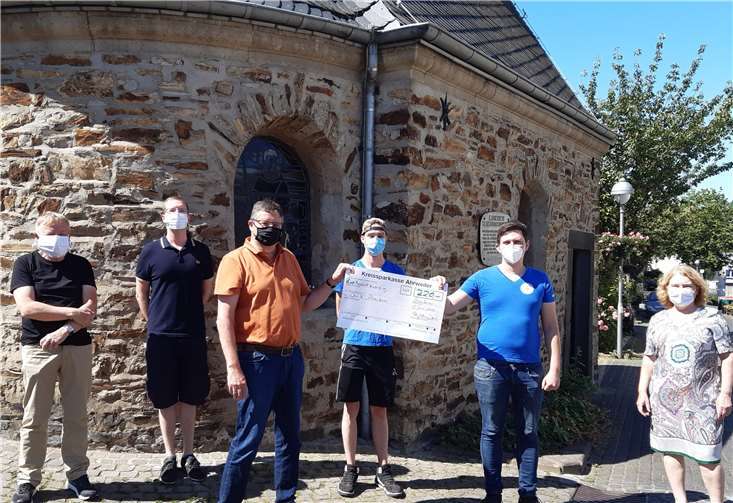 Von links nach rechts: Karl-Heinz Roth, Johannes Stieber, Ortsvorsteher Ulrich Stieber, John Rübenach, Thomas Wassy, Ursula Koll.Foto: privat