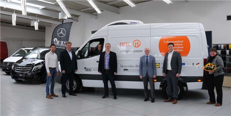 Von links nach rechts: Markus Bemb (KBM), Horst Rasbach, Peter Fischer, Philipp Rasbach, Volker Mendel, Carsten Kiehnle (KBM), Marion Gutberlet.Foto: privat