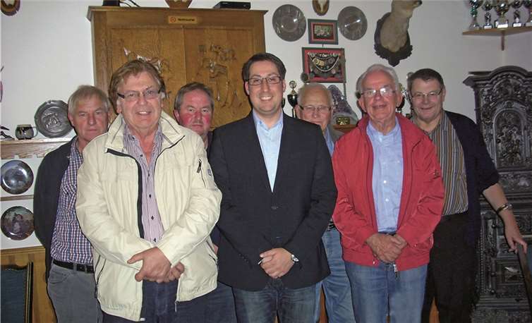 Von links nach rechts: Martin Reis, Dr. Hans-Georg Schuh, Erich Josef Menten, Jürgen Hoffmann, Klaus Trautmann, Peter Krämer, Wilfried Fremmer.privat