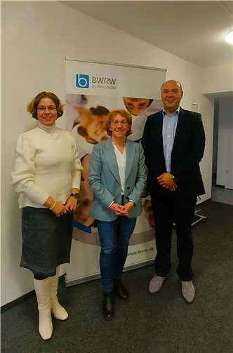 Von links nach rechts: Melanie Giffels, Susanne Müller, Jochen Tautges.  Foto:Lisa Fischer