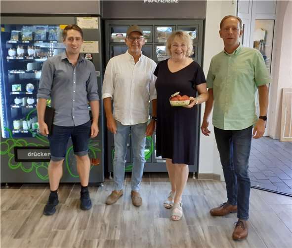 Von links nach rechts: Niclas Schell, Jürgen Walbröl, Andrea Georgi, Andreas Köpping. Foto: CDU Remagen