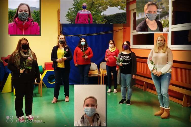 Von links nach rechts, Obere Reihe: Dorothee Drolshagen, Anja Vick, Anna Kessler; Mitte: Sina Baltes, Stefanie Kriechel, Julia Quandt, Magdalena Berzen, Sonja Noack, Katrin Hennemann; Unten: Kerstin Holzberger. Fotos: privat