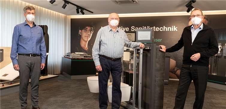 Von links nach rechts: Reiner Pauli, Rudolf Martin (AWO), Reinhard Menden. Foto: privat