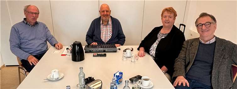 Von links nach rechts: Rudolf Flesch, Josef Schmaus (Technik), Waltraud Schmaus und Thomas Schwarz  Foto: VG Linz