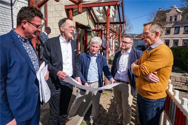 Von links nach rechts: S. Lagodny, M. Ebling, H.-G. Hammes, T. Welling, M. Mumm.Foto: Benjamin Kastner