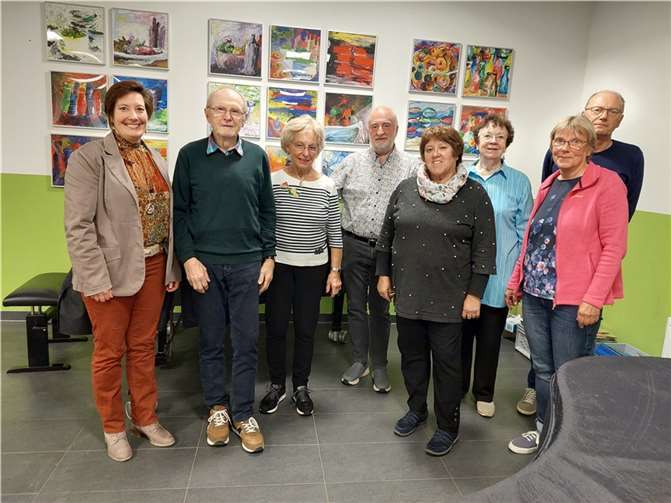 Von links nach rechts: S. Waldermann, K. Bürker, Tr. Braun, M. Moskopp, M. Leyendecker, G. Orzyschek, E. Elsner. Foto: privat