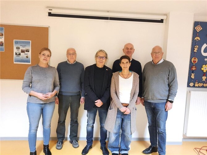 Von links nach rechts: Silvia Jansen, Jürgen Herglotz, Frank Potthast, Susanne Keller, Wolfgang Schuppert und Marc Wiegard.  Foto: privat