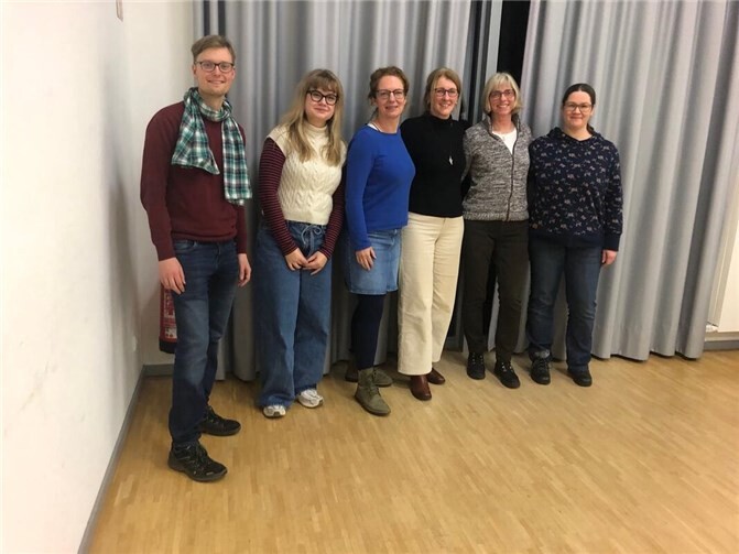 Von links nach rechts: Simon Kollecker, Lea Knabe, Cindy Glauer, Iris Rudat-Schwarz, Marion Hoffmann, Susanne Markert.Foto: privat