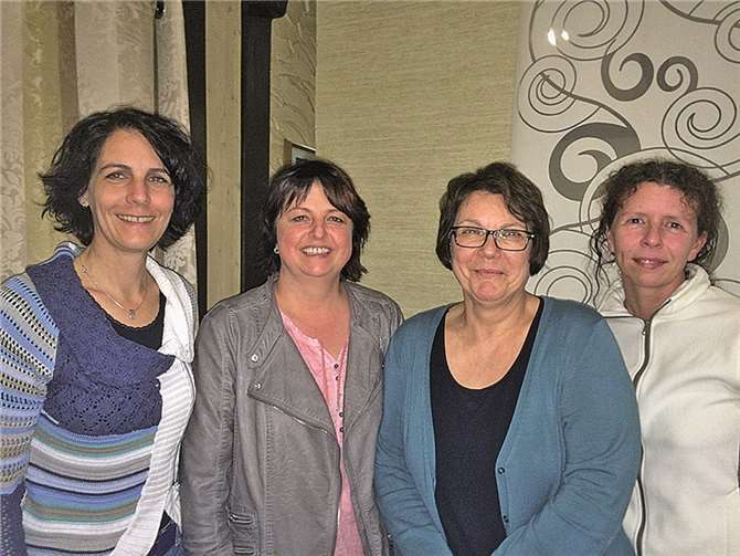 Von links nach rechts: Stefanie Schütze, Silvia Prassel, Annette Comteße und Silvia Riitamaa. privat