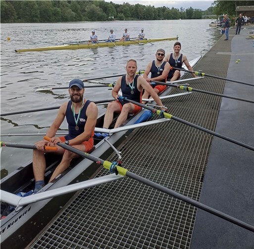 Von links nach rechts: Steffen Rolf, Karsten Grochowiak, Marcel Maus und Alex Göbel.  Foto: Inga Schwietring, RGL