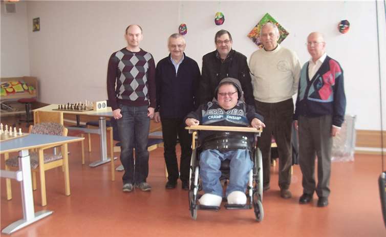 Von links nach rechts: Vitalij Gruner, Michel Höber, Christoph Waldmann, Alexander Surus, Harald Krumnow und Rolf Borsch. Privat