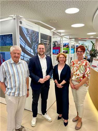 Von links nach rechts: Werner Kasel, Martin Diedenhofen, Susanne Müller, Sandra Sebastian-Berthel. Foto: Marie Christin Schlüter