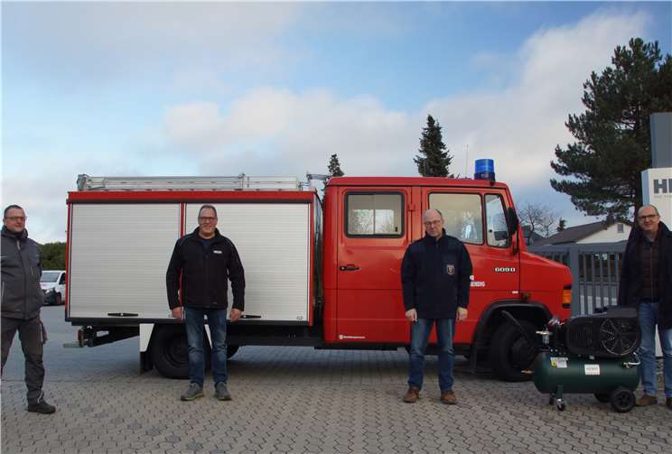 Von l.n.r.: Lars Perzewski, Bernd Elzer, Hermann Peter Heuft, Thomas Heuft.Foto: Privat
