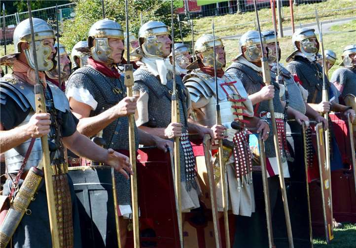 Von martialischen Legionären bis zu ganz zivilen Scriptores gibt es hier allerhand Interessantes zu sehen.