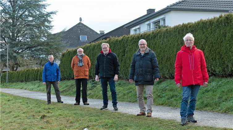 Von vorne: Kurt Heibel, Guido Hagemeyer, Peter Dick, Reiner Melsbach, Robert Stephan, fehlend: Marvin Kexel.Foto: privat