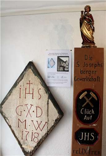 Vor 300 Jahren schmückte diese „Hauszier“ die Bleibe von Steiger Göddert Doll.