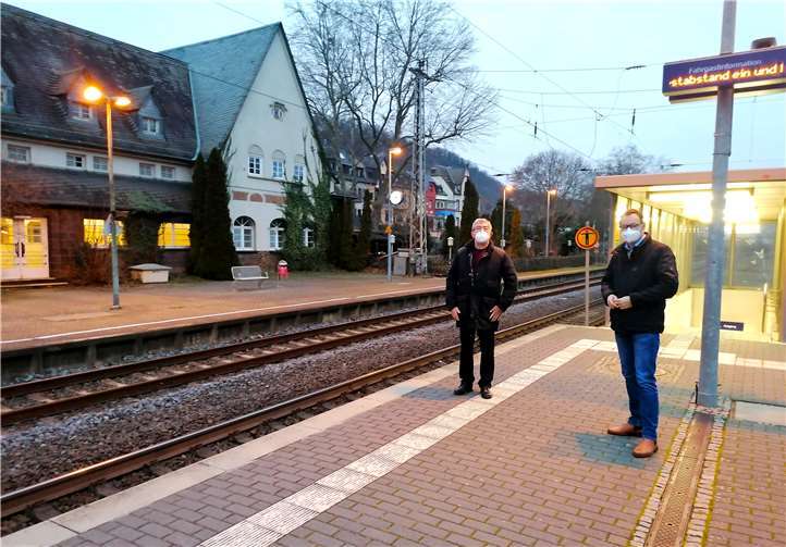 Vor-Ort-Termin am Bahnhof in Kobern-Gondorf. Foto:privat