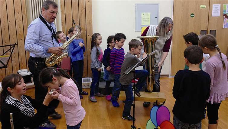 Vor allem die Tuba war sehr beliebt.  Privat