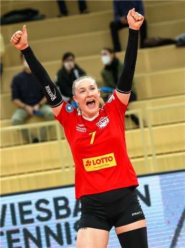 Vor allem im 1. Satz hatte Rachel Anderson Grund zur Freude.  Foto: Detlev Gottwald