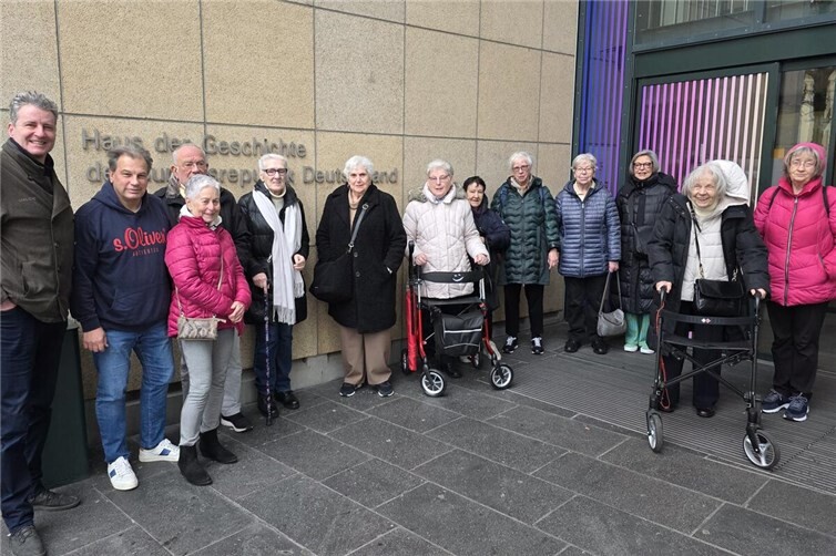 Vor dem Haus der Geschichte.