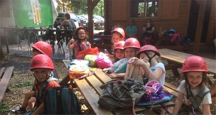 Vor dem Kletterspaß gab es noch ein tolles Picknick. Privat