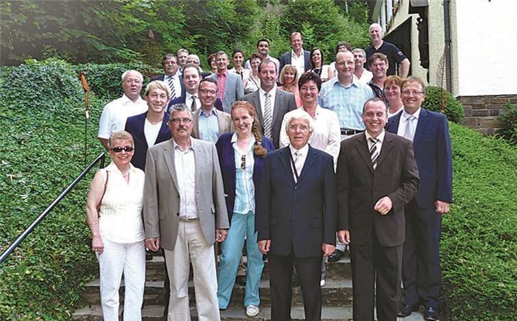 Vor dem Konzert trafen Politiker, Sponsoren und Organisatoren der Nacht der Vulkane sich bei einem Empfang in der Villa Reuther.