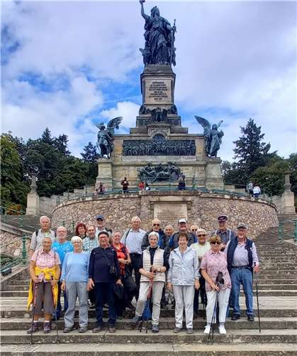 Vor dem Niederwalddenkmal. Foto: Kolpingfamilie Lahnstein