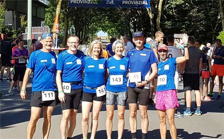 Vor dem Start beim Fehmarn (Halb)Marathon.