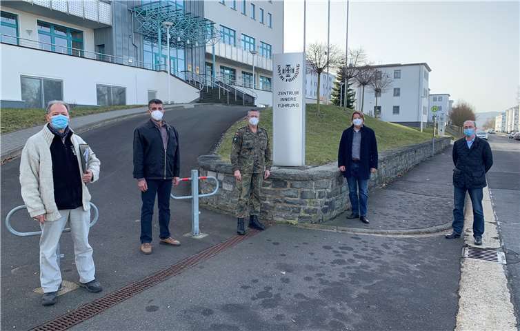 Vor dem Zentrum Innere Führung.Foto: privat