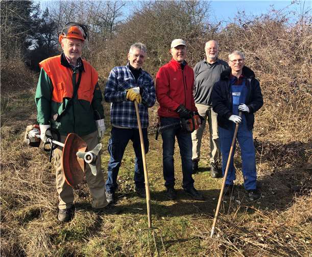 Vor der Eröffnung der Wandersaison mussten noch notwendige Wegearbeiten ausgeführt werden.Foto: privat