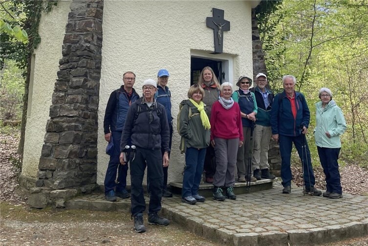 Vor der Ringkapelle nahe Emmelshausen.
