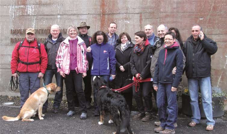 Vor der Wanderung besuchten die Teilnehmer den ehemaligen Regierungsbunker in Ahrweiler. privat