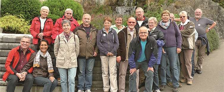 Vor der imposanten Atta-Höhle posierte es sich besonders gut. privat