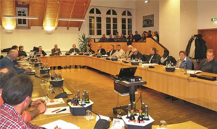 Vor der öffentlichen Sitzung des Mendiger Stadtrats fand eine Einwohnerversammlung im Ratssaal statt. FRE