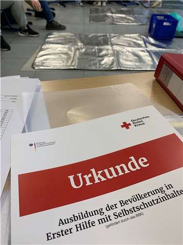 Vor kurzem fand an der Robert-Krups Schule in Neuwied ein Kurs zur Vorbeugung und Reaktion in Notlagen statt.  Foto: Daniela Köhler