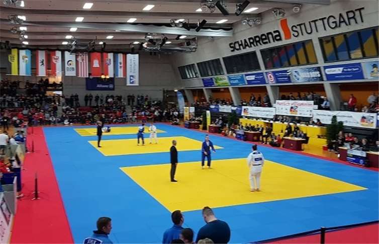 Vor kurzem fanden in der Scharrena in Stuttgart die Deutschen Einzelmeisterschaften der Frauen und Männer im Judo statt.Fotos: privat