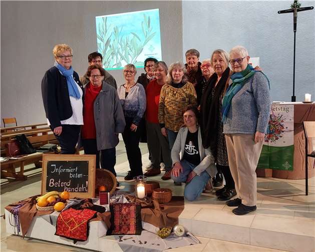 Vorbereitet wurde der Gottesdienst in St. Peter von Frauen aus St. Albert in Kooperation mit Frauen aus unterschiedlichen Andernacher Gemeinden und Pastoralreferentin Birgitt Brink. Foto: privat