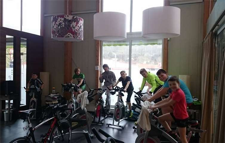 Vorbereitung zum Heimrennen, dem Bulls-Cup in Adenau.  privat