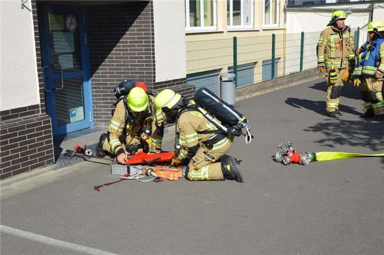 Vorbereitungen für den Innenangriff. Fotos: privat