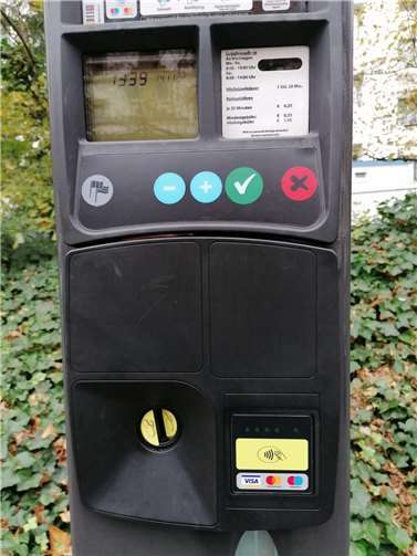 Vorderansicht der neuen Parkscheinautomaten.Foto: Stadt Koblenz