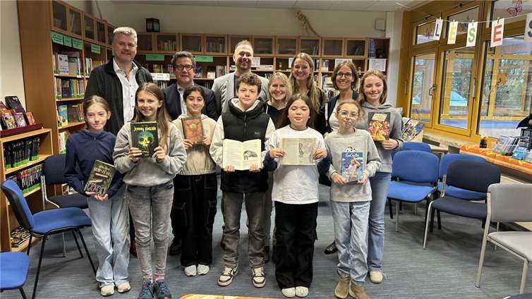 Vorlesetag an der Robert-Koch-Schule.Foto: Ute Lorscheid