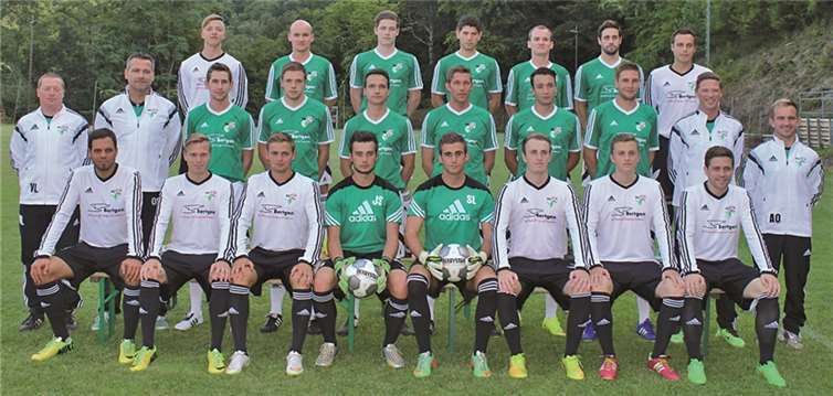 Vorne: Pascal Leberig, Dominik Müller, Marc Thönnes, Julian Steitz, Sascha Löscher, Michael Freiwald, Nico Wellems, Tobias Viertel. Mitte: Volker Link, Otmar Scholz, Philipp Franzen, Christopher Klering, René Michels, Jochen Möntenich, Arlind Schmitt, Marius Franzen, Martin Zacharias, Andreas Oberreiter. Hinten: Jonas Dötsch, Martin Ibald, Fabian Windhäuser, Benni Schnorpfeil, Peter Ibald, Dominik Viertel, Stefan Schlüter. (es fehlt Jens Thönnes).privat