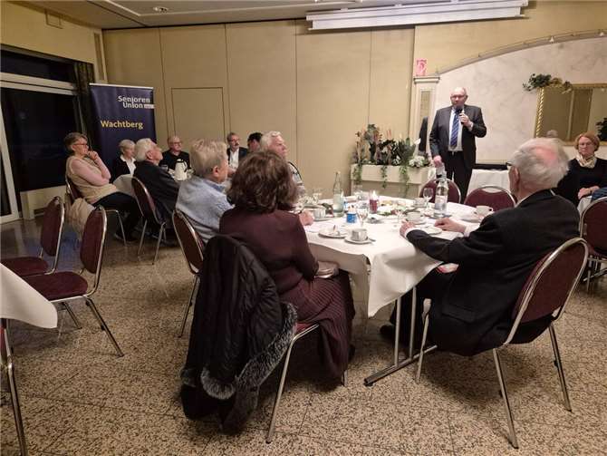 Vors. Dieter Braun gibt einen Rückblick auf 2024 und eine Vorschau auf das Jahr 2025. Foto: privat