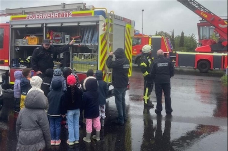 Vorschulkinder hatten Besuch der freiwilligen Feuerwehren Grafschaft und Ahrweiler 