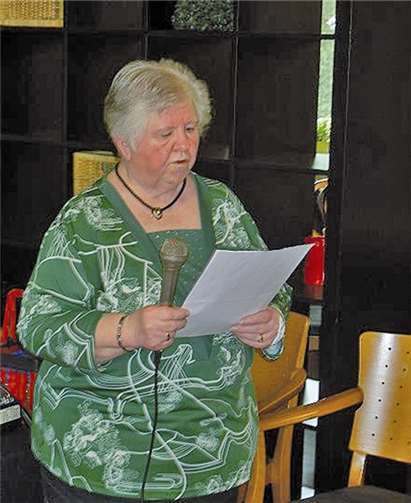 Vorsitzende Eva Wollinger leitete die Veranstaltung. privat