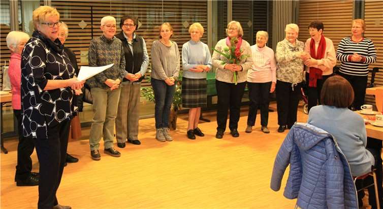 Vorsitzende Rita Herz reflektierte die Geschichte der kfd St. Albert. Fotos: privat