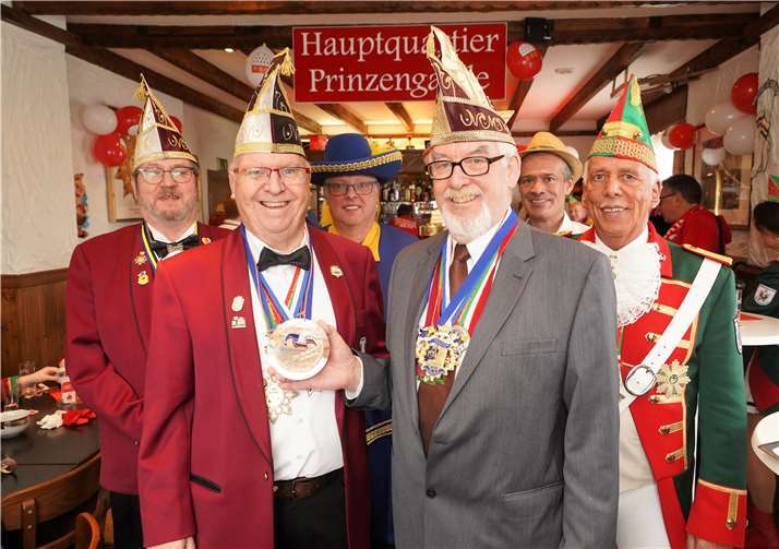 Vorsitzender Alfred Eich freute sich mit seinem Vorstand über die Auszeichnung.Foto: privat