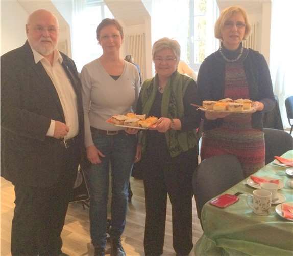 Vorsitzender Dieter Klöckner, MdL, Ortsbürgermeisterin Karin Küsel-Ferber, Christel Klöckner und Annelie Groß freuten sich über den regen Zuspruch (v.l.n.r.).