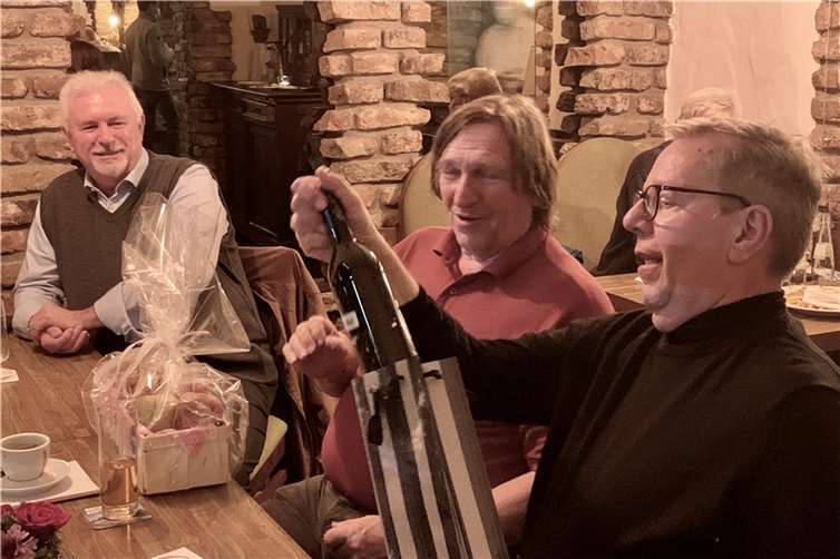 Vorsitzender Günter Klein und Referent Ralph Aurand. Foto: privat