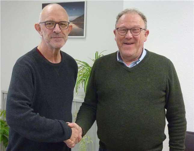 Vorsitzender Klaus Morsch und Robert Müller.  Foto: privat